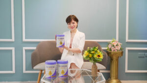 MC Thái Trang lựa chọn Biostime để con luôn khoẻ mạnh, thông minh.