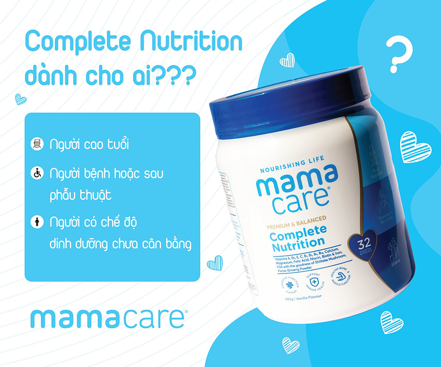 Sản Phẩm Dinh Dưỡng MamaCare Premium & Balanced Complete Nutrition