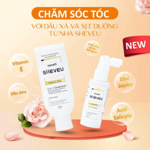 Xịt dưỡng tóc phục hồi Sheveu Full & Thick