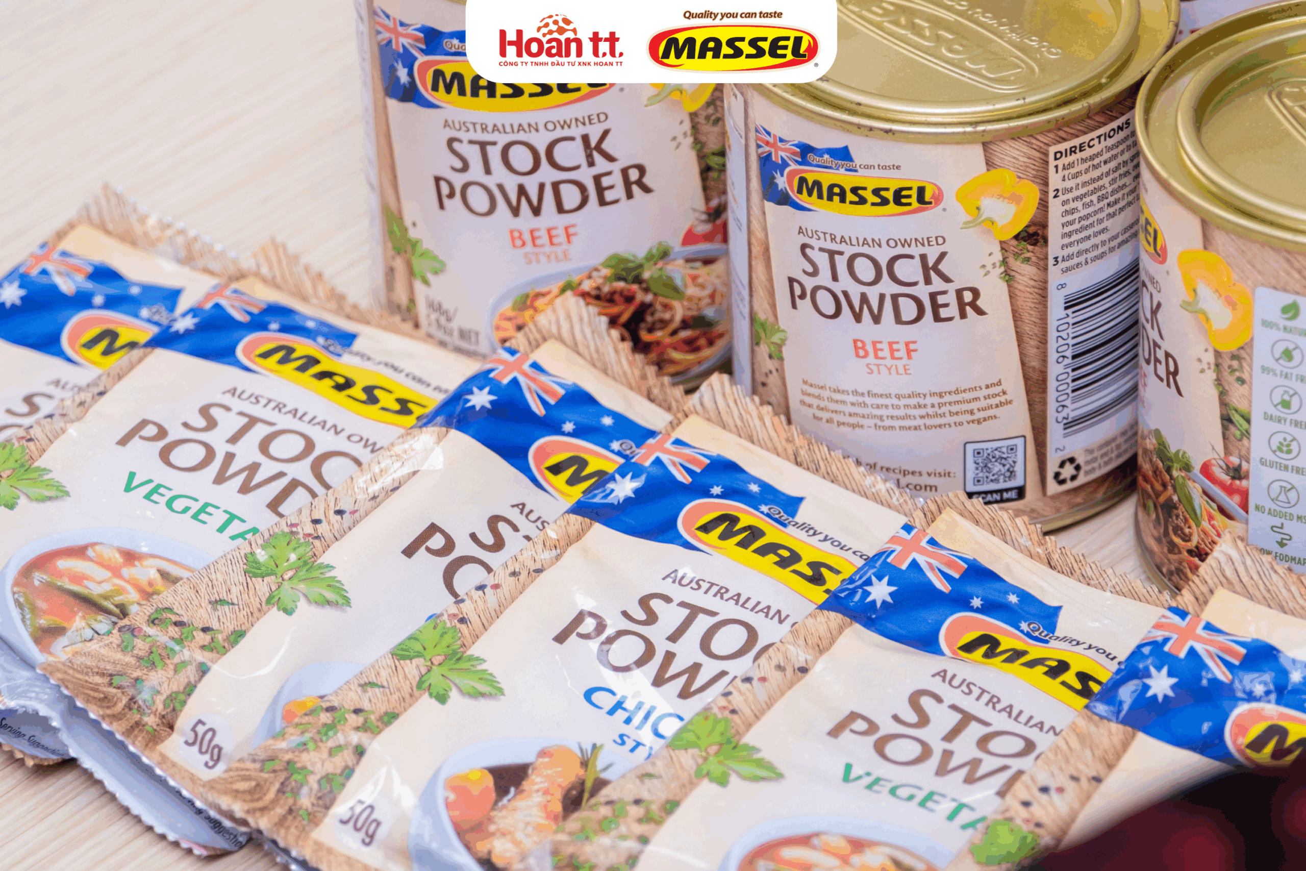 Các sản phẩm bột nêm thuần chay từ Massel