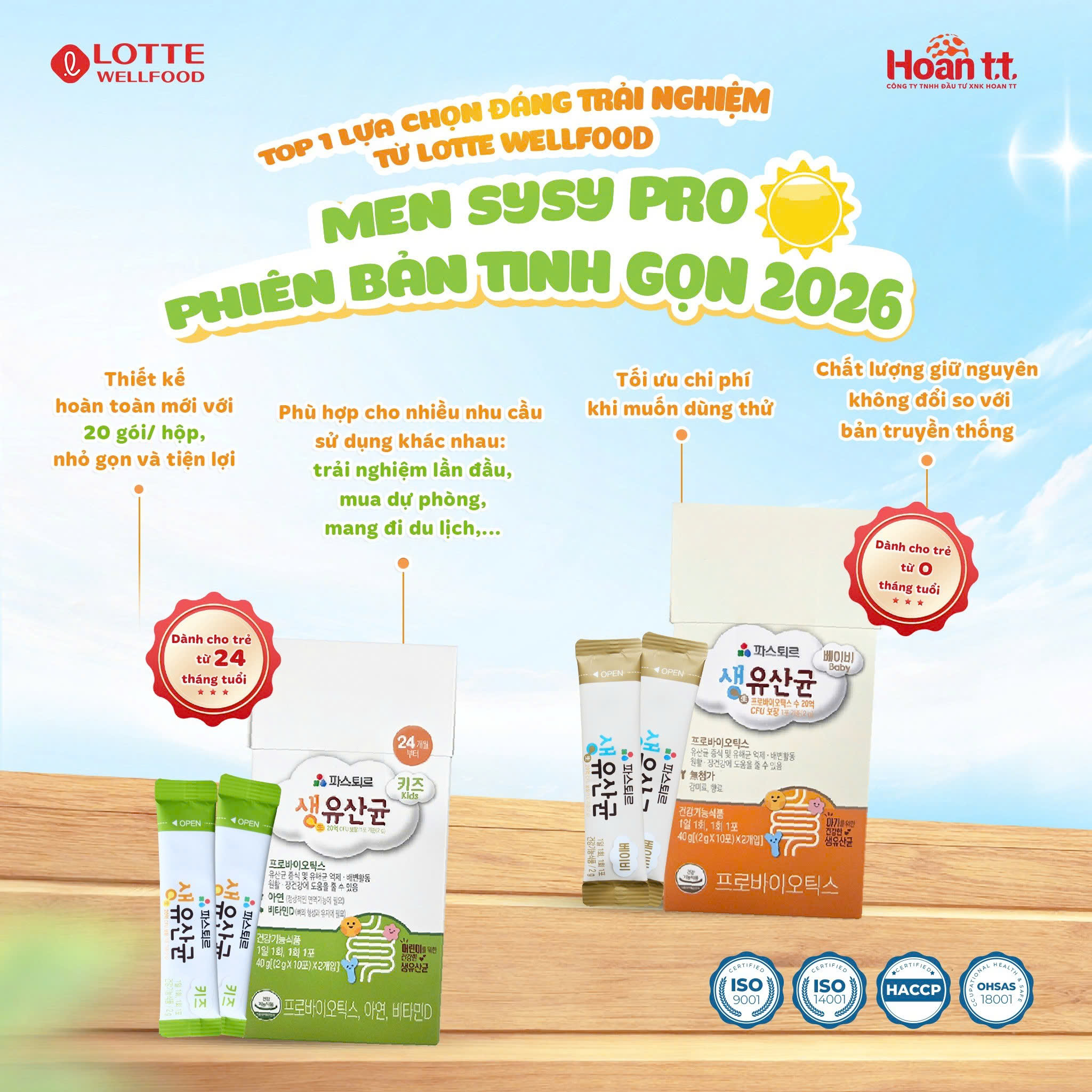 Men vi sinh Sysy Pro phiên bản Tinh gọn 2026