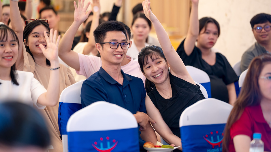 Các nội dung chia sẻ thực tiễn về thai kỳ và chăm sóc mẹ bé nhận được nhiều sự quan tâm từ khách tham dự